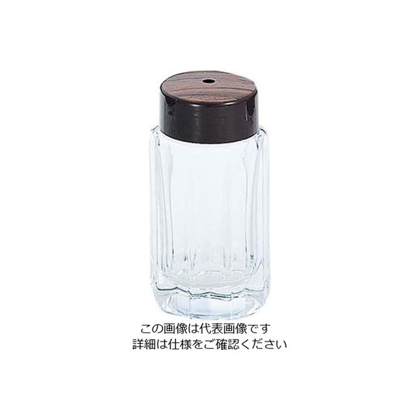 大塚硝子 十角 木目楊枝入 ガラス製 MOー6 61-6821-49 1個（直送品）