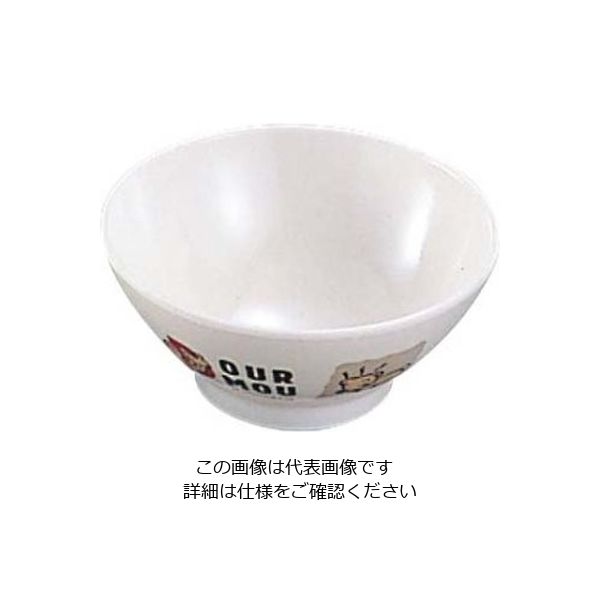 台和 メラミン 子供食器 デュールムー 茶椀 MCー1B 61-6837-52 1個（直送品）