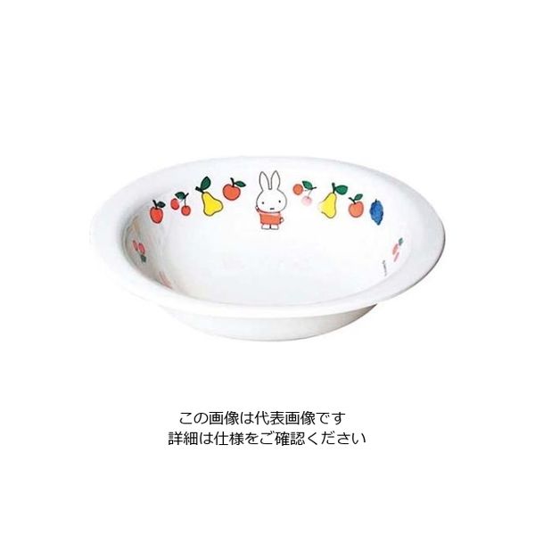 関東プラスチック工業 メラミン 子供食器 ミッフィーフルーツシリーズ フルーツボール Mー1303FR 61-6838-65 1個（直送品）