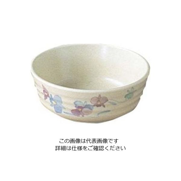 エンテック メラミン和食器 すみれ 浅型小鉢 VOー11B 61-6833-65 1個（直送品）