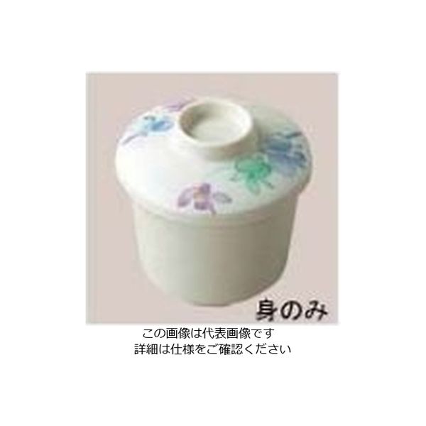 エンテック メラミン和食器 すみれ 蒸し椀 大 身 VOー42 61-6833-76 1個（直送品）
