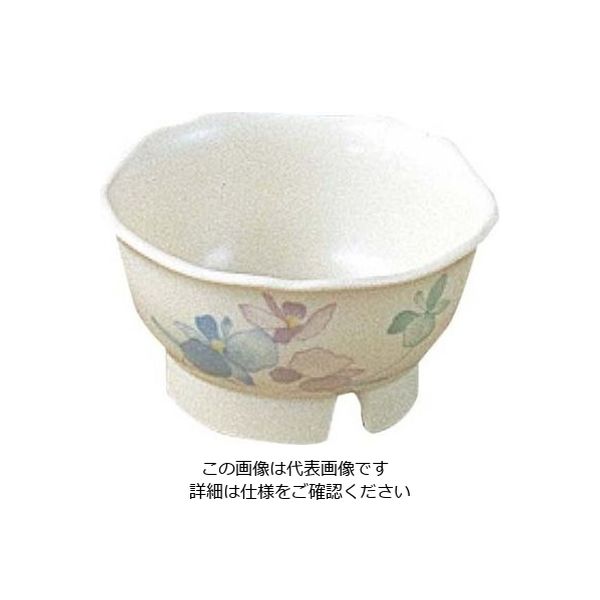 エンテック メラミン和食器 すみれ 花型丸小鉢 小 VOー84 61-6833-85 1個（直送品）