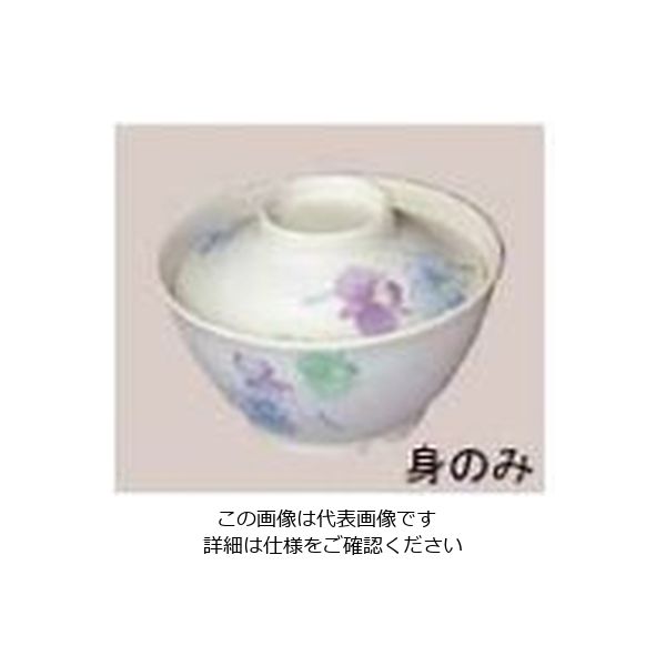 エンテック メラミン和食器 すみれ ごはん丼 小 身 VOー58A 61-6833-95 1個（直送品）