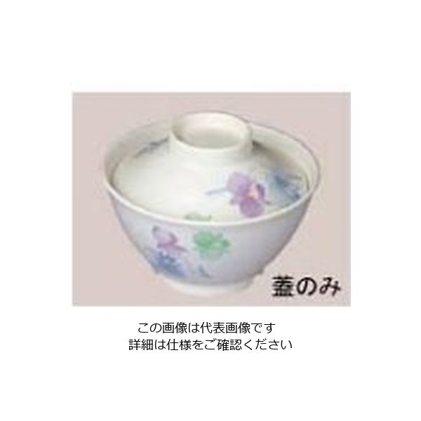 エンテック メラミン和食器 すみれ ごはん丼 大 蓋 VOー57B 61-6833-98 1個（直送品）