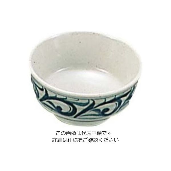 エンテック メラミン和食器 捻唐草 のぞき鉢 HKー6 61-6834-53 1個（直送品）