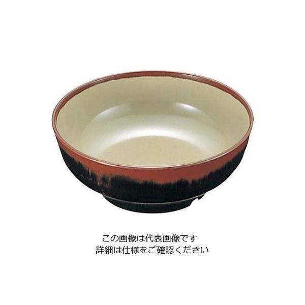 エンテック メラミン和食器 長次郎窯 丼 ANー69 小 G内若草 61-6835-45 1個（直送品）
