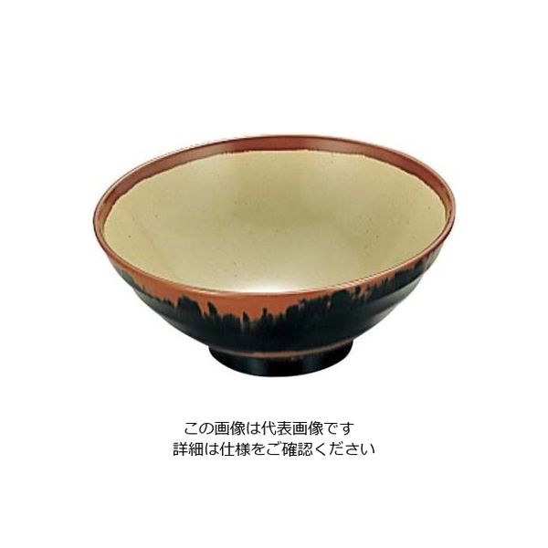 エンテック メラミン和食器 長次郎窯 小丼 ANー63 G内若草 61-6835-63 1個（直送品）