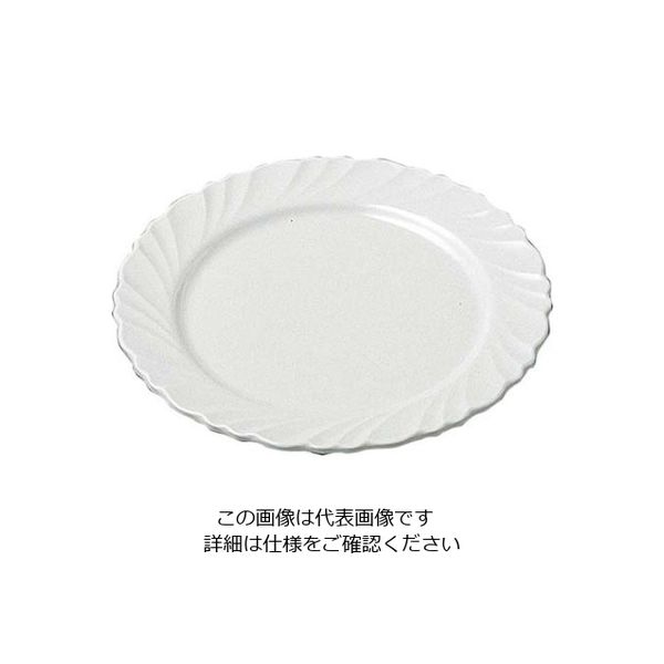 エンテック メラミン食器 ドレープ ライス皿 DPー12 61-6835-81 1個（直送品）