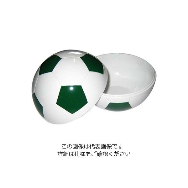 江部松商事 お子様ランチ皿 サッカーボール 小(仕切なし)グリーン 61-6836-62 1個（直送品）
