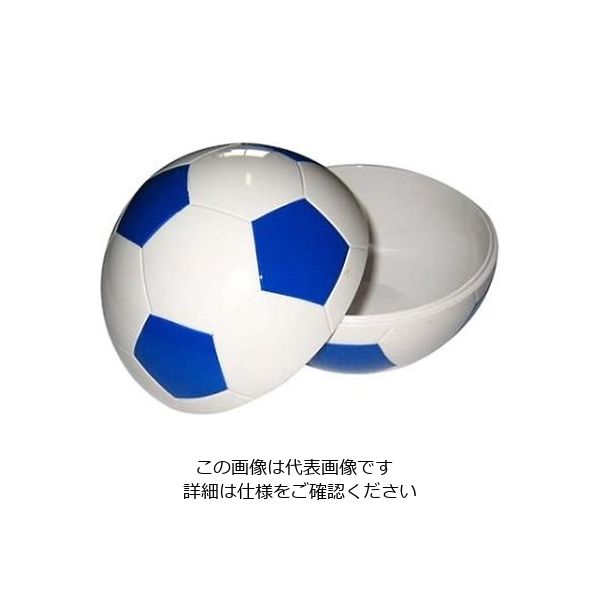 江部松商事 お子様ランチ皿 サッカーボール 小(仕切なし)ブルー 61-6836-63 1個（直送品）
