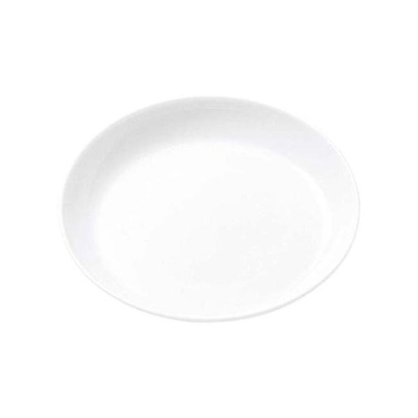 エンテック PP給食皿 No.1711W 15cm ホワイト 61-6841-41 1個（直送品）