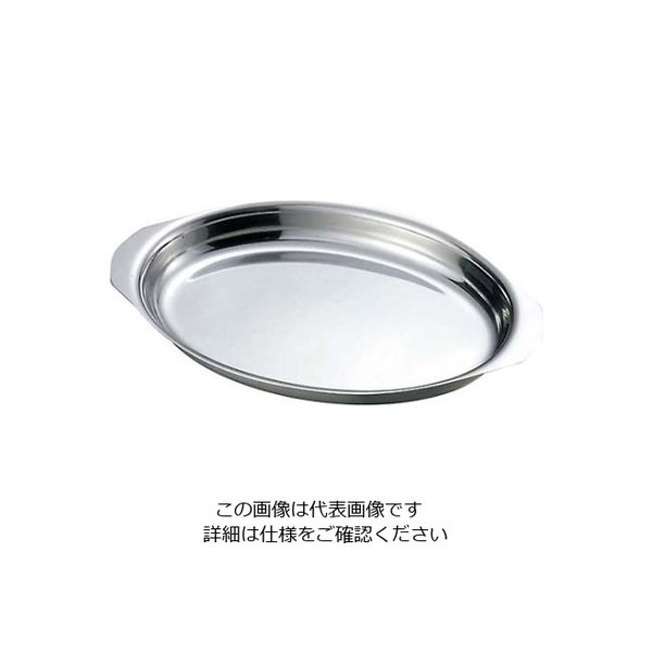 イケダ IKD 18-8 グラタン皿 #100 9インチ 1個 61-6841-96（直送品）