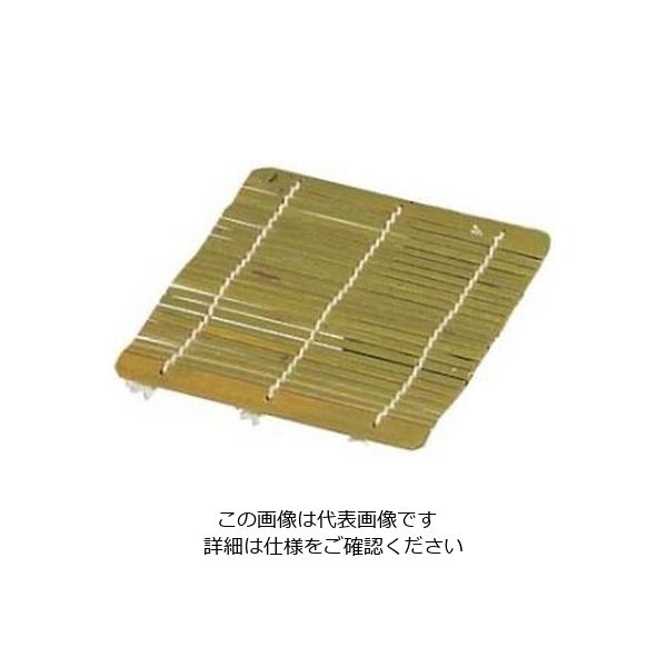 萬洋 ざるそば用スダレ 角 19ー424 118×118 61-6843-23 1個（直送品）