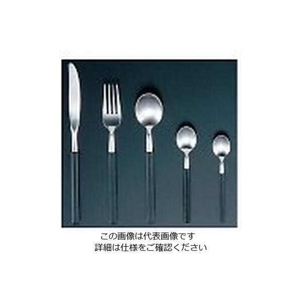 アズワン 18-8 エデン ケーキフォーク 黒 1個 61-7622-78（直送品）