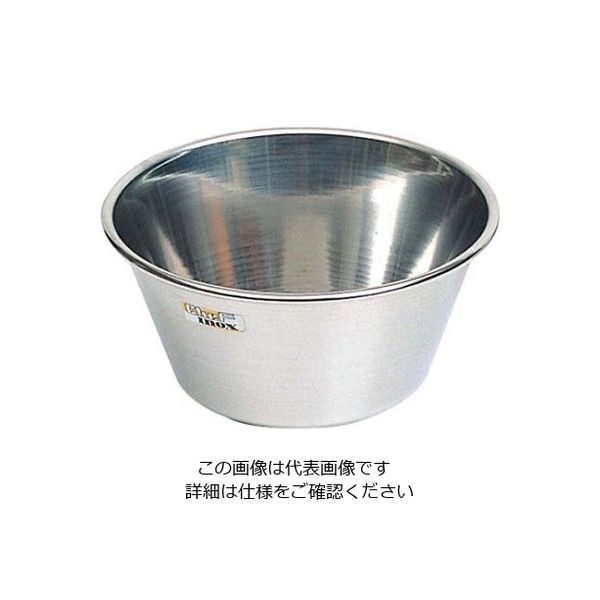 アズワン マトファー シェフイノックス 18ー10 平底ボール 01663 40cm 61-7866-75 1個（直送品）