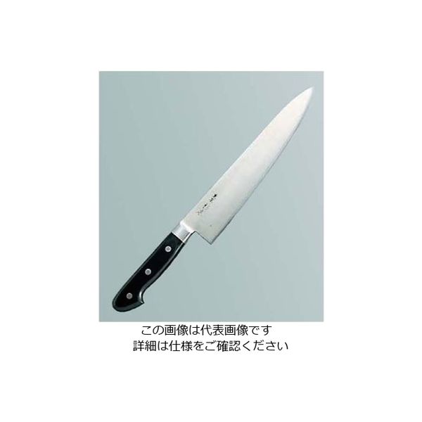 杉本刃物 杉本 ツバ付最上品(A)洋庖丁(日本鋼)牛刀 36cm 61-7871-03 1個（直送品）