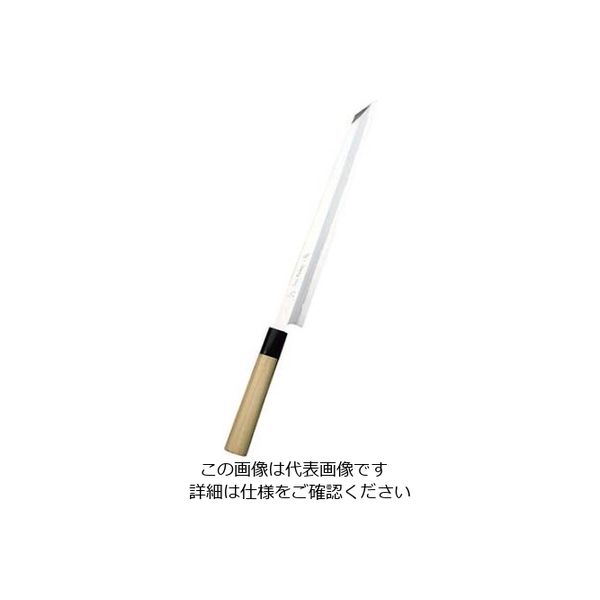 實光 堺實光 上作(白鋼ニ号)刺身包丁(柳刃)切付 30cm 10513 61