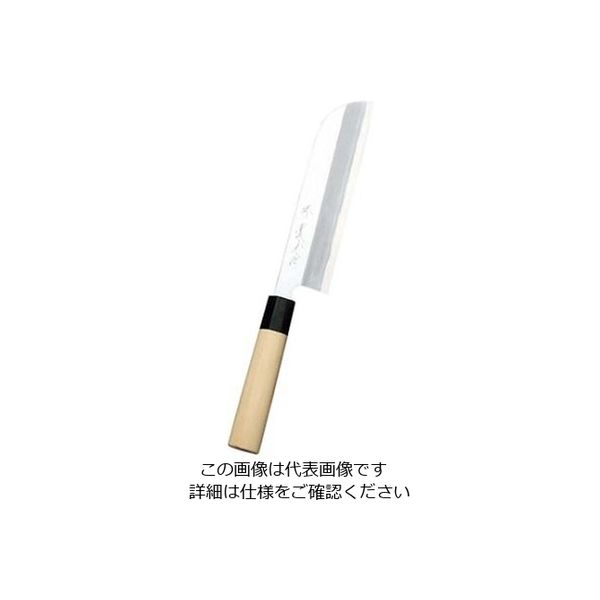 實光 堺實光 上作(白鋼ニ号)鎌薄刃包丁 16.5cm 17502 61-7874-74 1個（直送品）