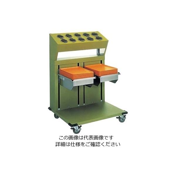 アズワン トレイ&シルバーディスペンサー シリンダータイプ MEXー1814ー2CS 61-7949-16 1個（直送品）