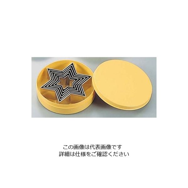 アズワン マトファー ステンレス 星 抜型 6pcs 79569 61-7932-10 1個（直送品）