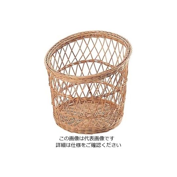 萬洋 籐製 フランスパンスタンド No.366 φ380×H360 61-7932-79 1個（直送品）