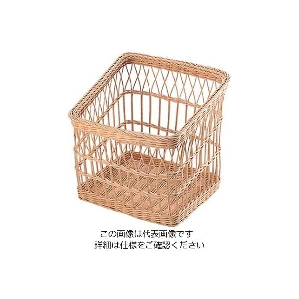 萬洋 籐製 フランスパンスタンド No.363 310×330×H310 61-7932-80 1個（直送品）