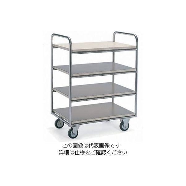 アズワン レストランズワゴン E10F 白 61-7979-05 1個（直送品）