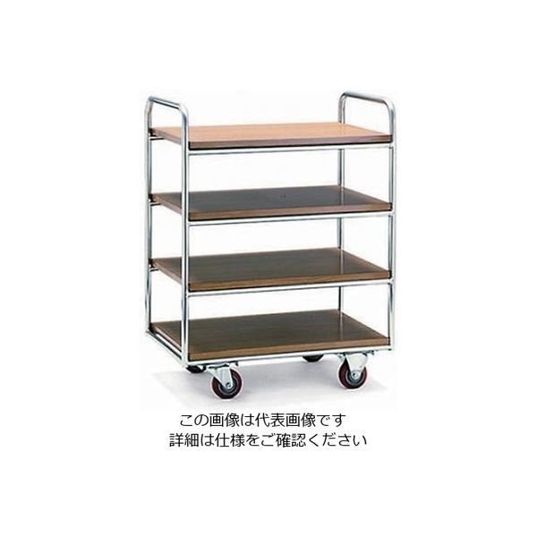 アズワン レストランズワゴン S10F 木目 61-7979-06 1個（直送品）