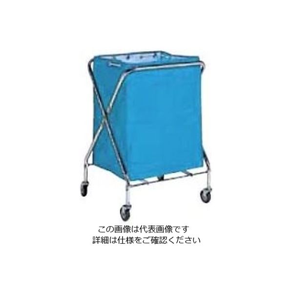 江部松商事 BM ダストカー 袋付(折りたたみ式)大 青 236L 61-7955-32 1個（直送品）