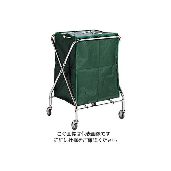 江部松商事 BM ダストカー 袋付(折りたたみ式)小 緑 132L 61-7955-41 1個（直送品）