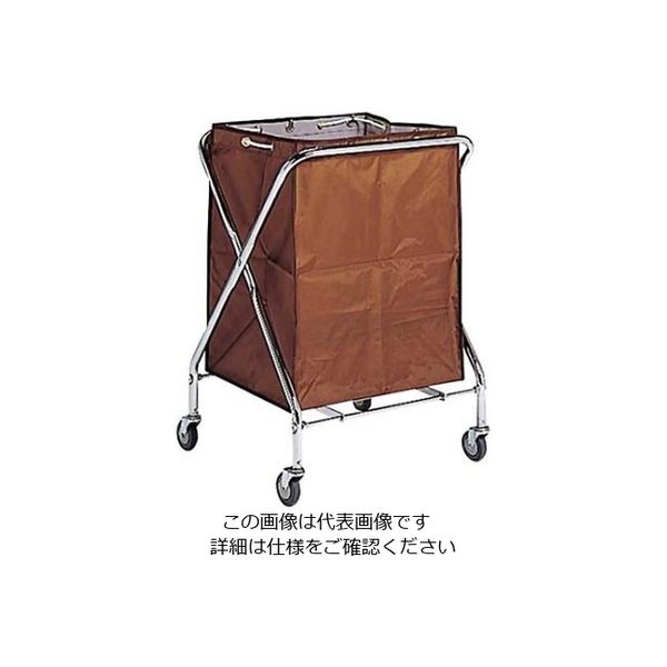 江部松商事 BM ダストカー 袋付(折りたたみ式)小 茶 132L 61-7955-42 1個（直送品）