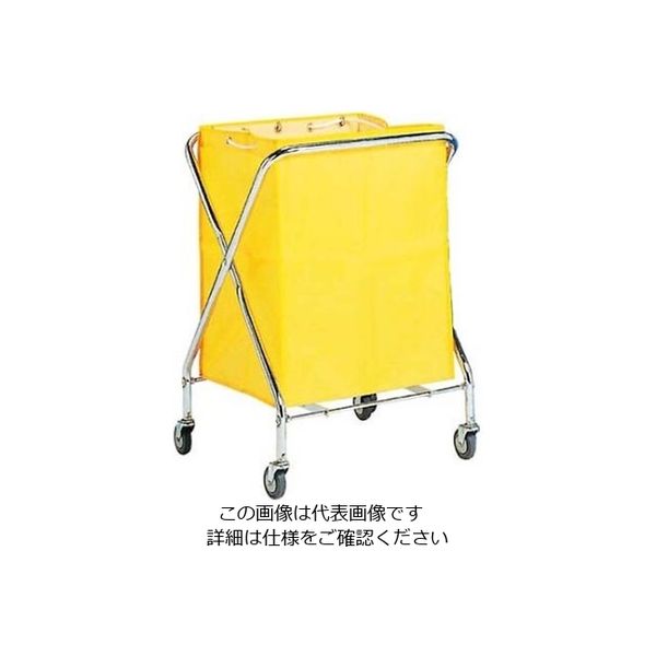 江部松商事 BM ダストカー 袋付(折りたたみ式)小 黄 132L 61-7955-43 1個（直送品）