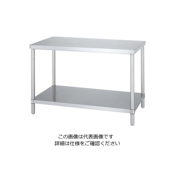 アズワン パイプ脚 作業台 ベタ棚仕様 AB-7545 1個 61-7957-59（直送品）