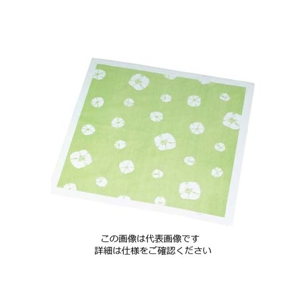 三景 風呂敷(200枚入)絞柄 グリーン 750×750 61-7972-15 1組(200枚)（直送品）