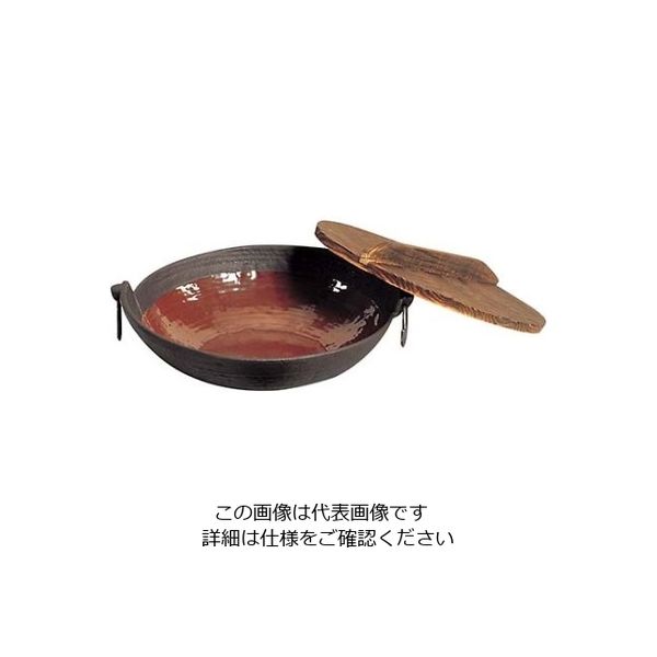 東伸販売 五進 鉄 ホーロー仕上 ちり鍋 24cm(Gー22) 61-7983-34 1個（直送品）