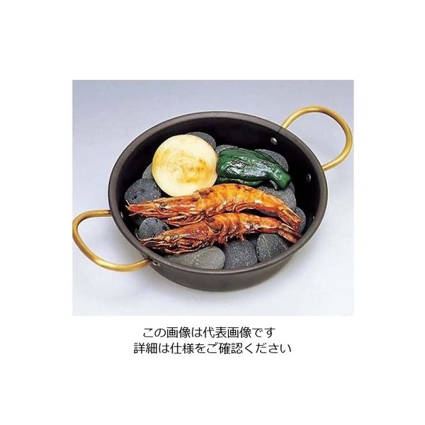江部松商事 鉄 海石鍋 15cm 両手(石無し) 61-7983-93 1個（直送品）