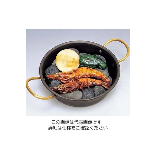江部松商事 鉄 海石鍋 18cm 両手(石無し) 61-7983-95 1個（直送品）