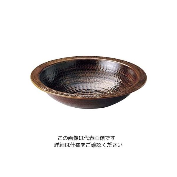江部松商事 電磁用うどんすき(あめ釉)27cm 61-7984-05 1個（直送品）