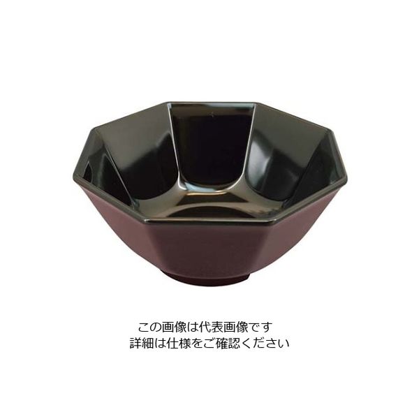 江部松商事 メラミン ハチボール 18cm TDー917 溜 61-7995-01 1個（直送品）