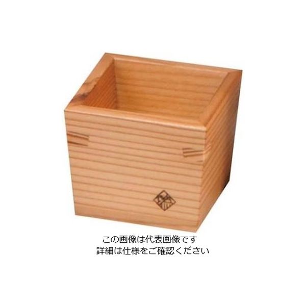 リビングカマトク 木製 枡(小)61×61×H52 61-7985-36 1個（直送品）