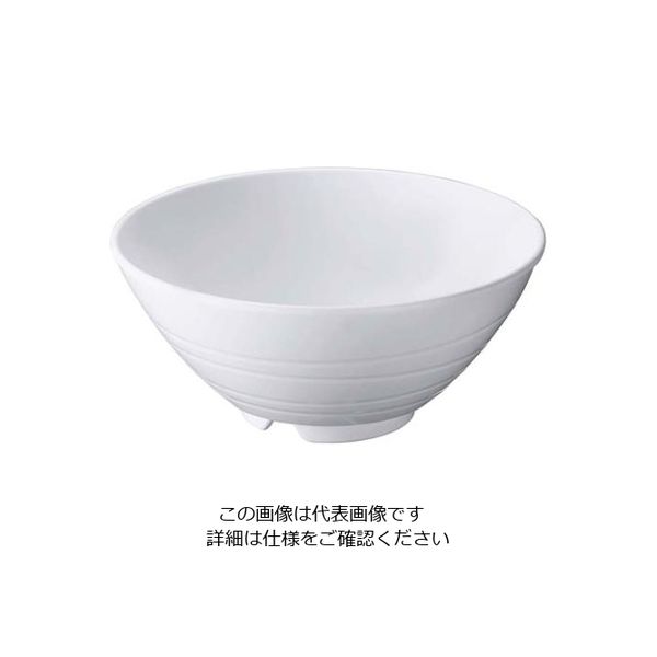 江部松商事 メラミン 飯茶碗(身) 小 YHー530ーW 61-7995-07 1個（直送品）