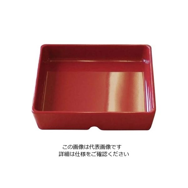 関東プラスチック工業 スクエアパーツ・ポーション4/9 Mー2394 レッド 61-7995-15 1個（直送品）