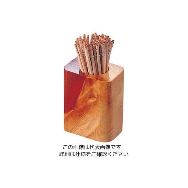 山下工芸 ひのき 節付 ようじ立 37ー160 61-7986-52 1個（直送品）