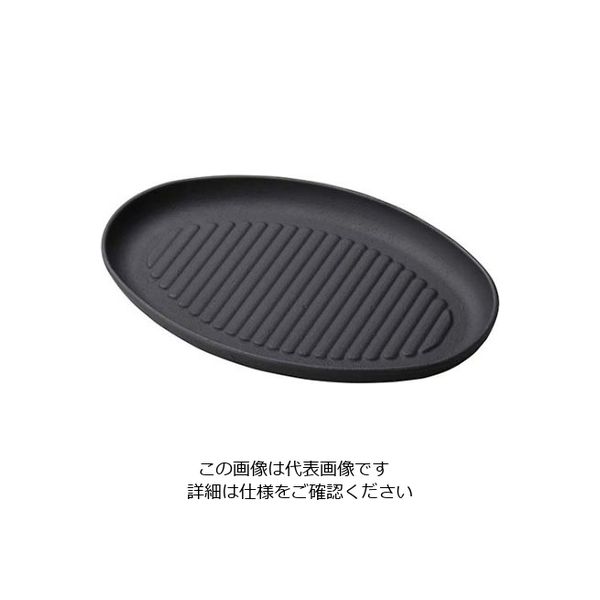 マイン 鉄鋳物 ステーキ皿 波 M20-726 1個 61-7987-09（直送品）