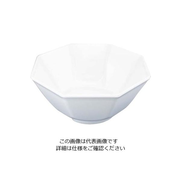 江部松商事 メラミン ハチボール 18cm TDー917 ホワイト 61-7994-99 1個（直送品）