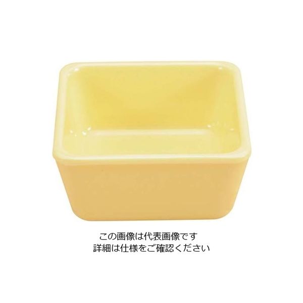 関東プラスチック工業 スクエアパーツ・ポーション1/9 Mー2391 イエロー 61-7995-20 1個（直送品）