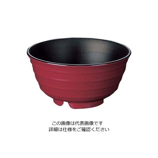 江部松商事 メラミン 小 うどん鉢 溜内黒 773ーTB 61-7994-62 1個（直送品）