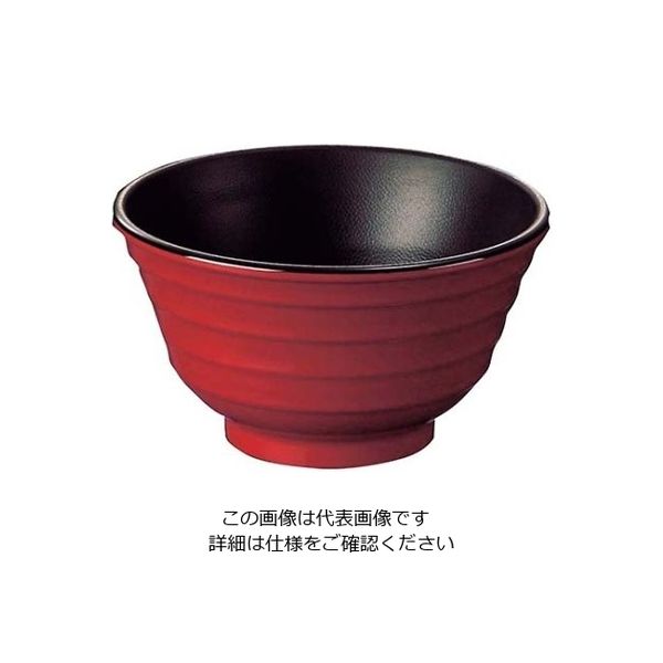 江部松商事 メラミン 多用丼 ウルミ内黒 766ーCB 61-7994-65 1個（直送品）