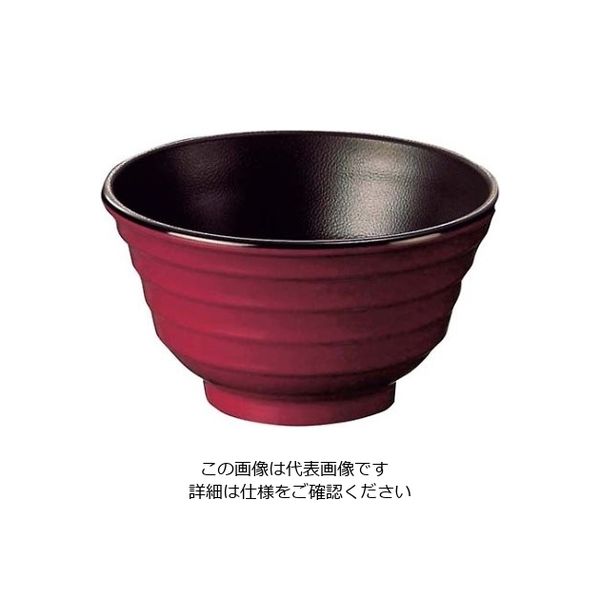 江部松商事 メラミン 多用丼 溜内黒 766ーTB 61-7994-66 1個（直送品）