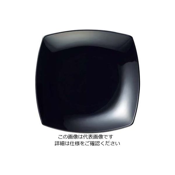 江部松商事 メラミン 菜津味菜皿 SSー21 ブラック 61-7994-71 1個（直送品）